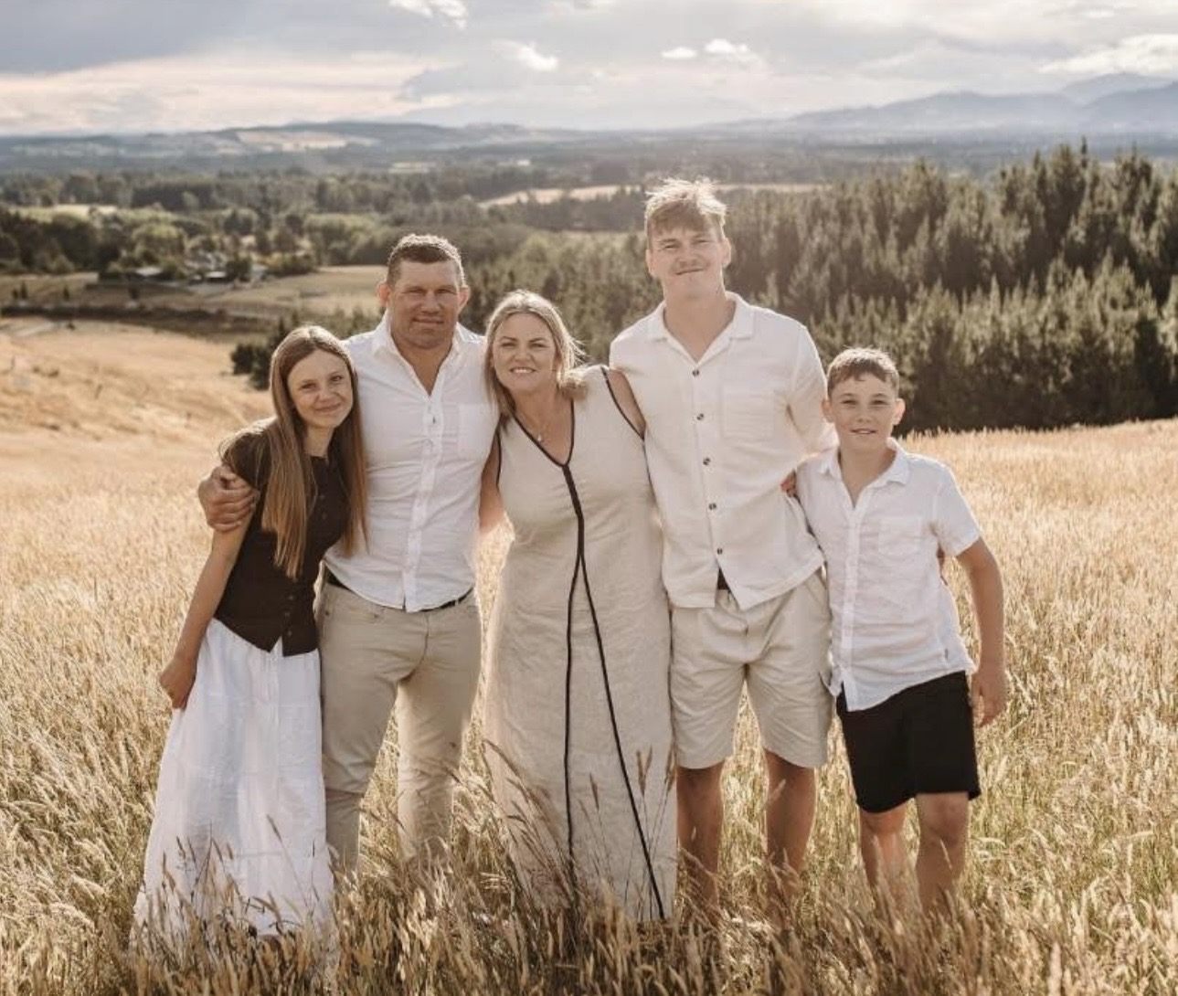 Emma with her family